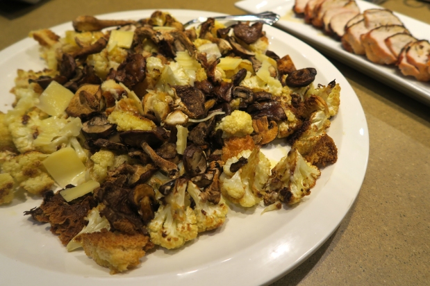 Roasted Cauliflower & Mushrooms